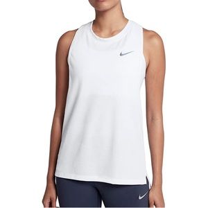White Nike tank top